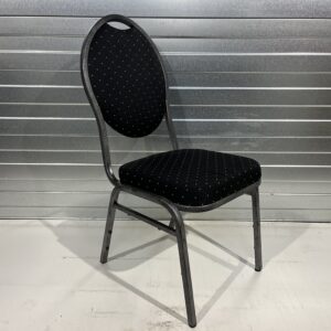 Luxe gestoffeerde stapelstoel