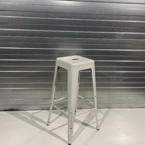 Barkruk metaal creme