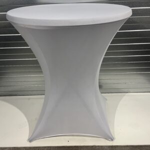 Rok statafel wit stretch