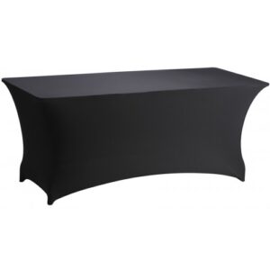 Stretchrok tafel 183x76cm Zwart