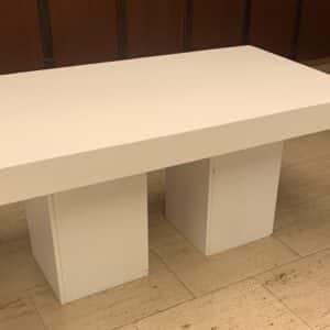 Tafel wit blad 160x80